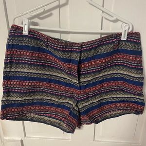 Loft Riviera Striped Shorts
